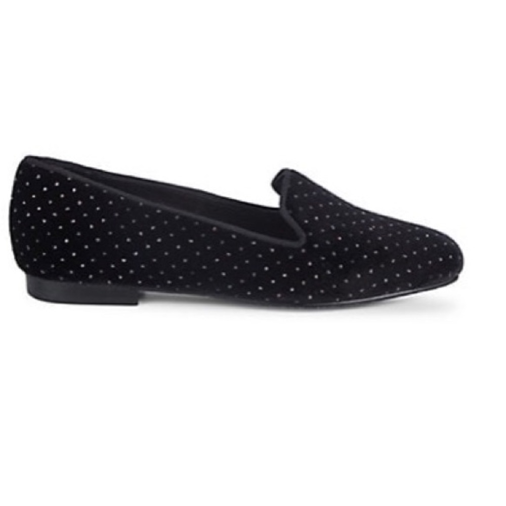 Saks fifth avenue velvet loafers
